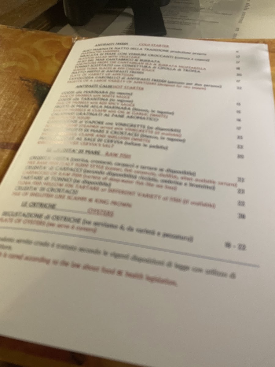 Menu Ristorante Titon-8